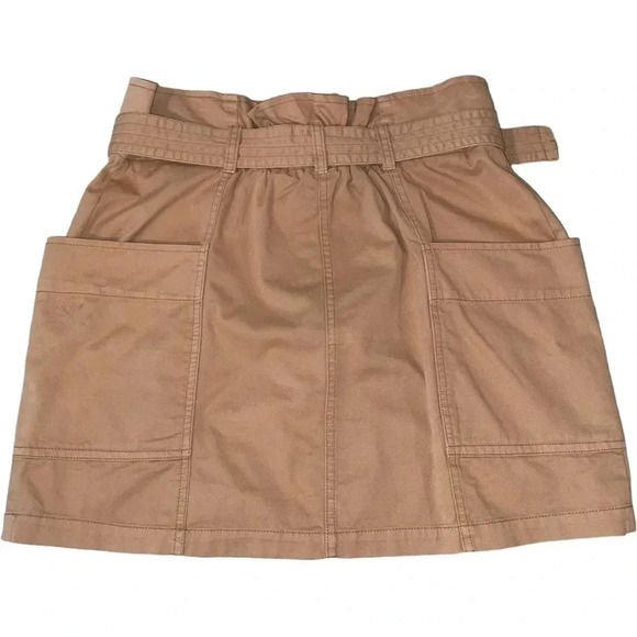 WILD Fable High-Rise Belted Mini Skirt Tan - Picture 5 of 11